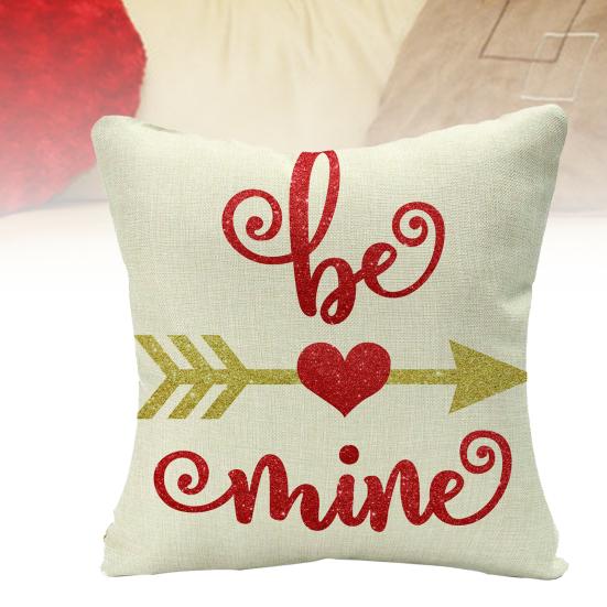 

Pillow Cover Valentines Day Elegant Square Throw Pillows Decorative Cushion Cases for Home Decor 4