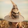 Eye Catching Scarecrows Witch Hat Festival Celebration Hat Unisex Halloween Hat for Role Playing Activity