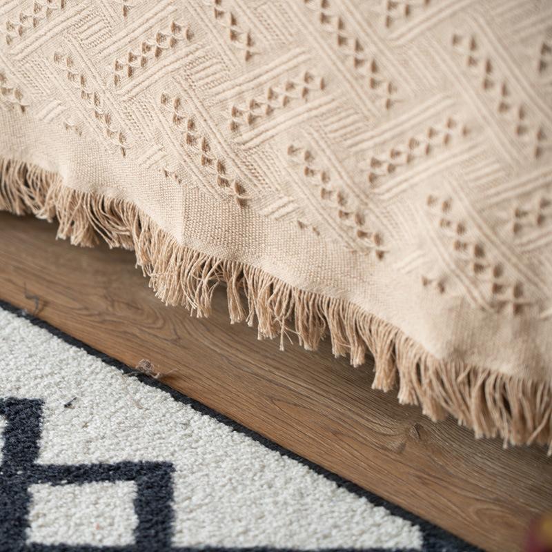 Minimalist Sofa Throw, Ins Solid Color Sofa Cover, Simple Elegance, Multi-Purpose, Bedroom