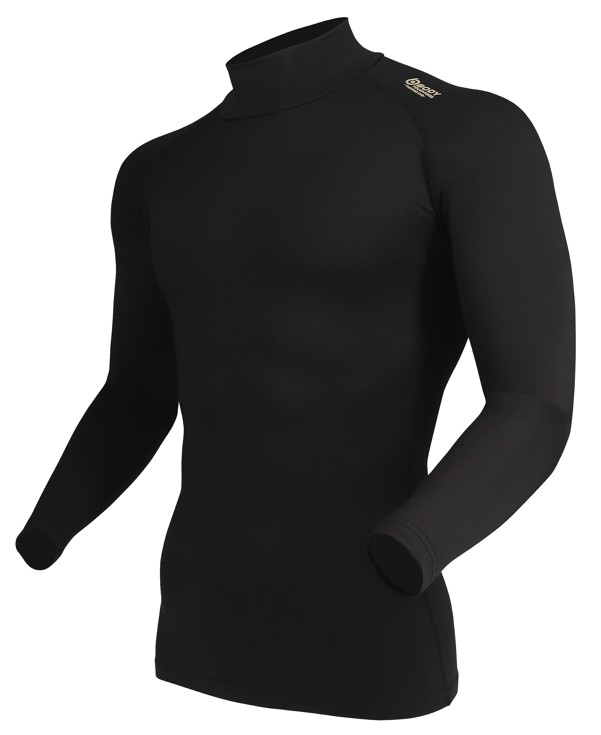 

Otafuku Gloves Зимняя футболка с длинным рукавом и высоким воротом Полностью Быстросохнущая Размер L [Сохранение тепла, Дезодорирование, Сушка, Компрессия] JW-246 Черный, чёрный