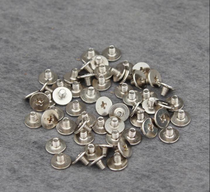 Nickel Plated Flat Head Machine Screw M2.5 M3 M4 - Thin Edge for Electronics