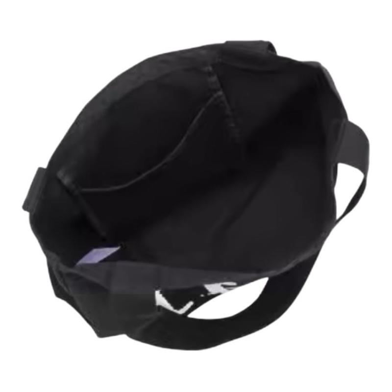 Jordan Cotton Tote Bag Shopping Bag Shoulder Bags Medium Size Unisex Black Jordan JD2513106AD-003