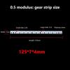 1Pcs N20 Geared Motor Micro, Motor 0.5 Modular Rack Guide 12-Tooth 15-Tooth 3Mmd Hole Gear Set