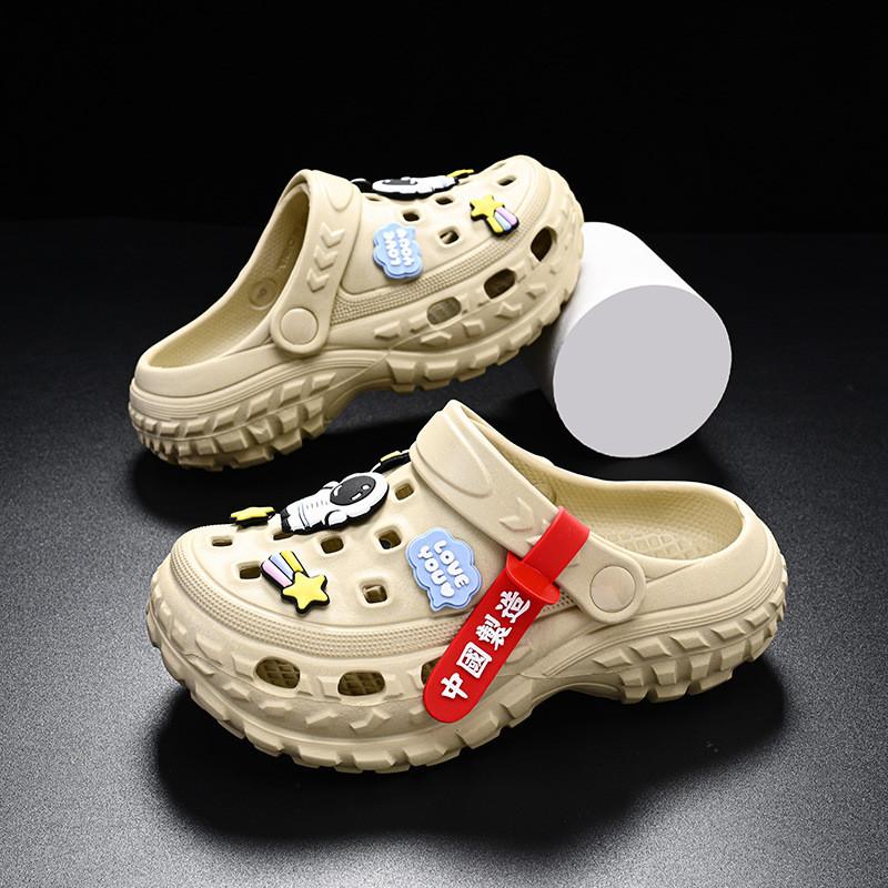 Decorations Cartoon Astronaut Childrens Slippers Summer Antislip Beach Sandals