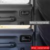 FOR SUZUKI Jimny Nomade 5/SIERRA 3 2025 ABS Carbonfiber black Car Inner Door Handle door Bowl cap Covers Interior Accessories