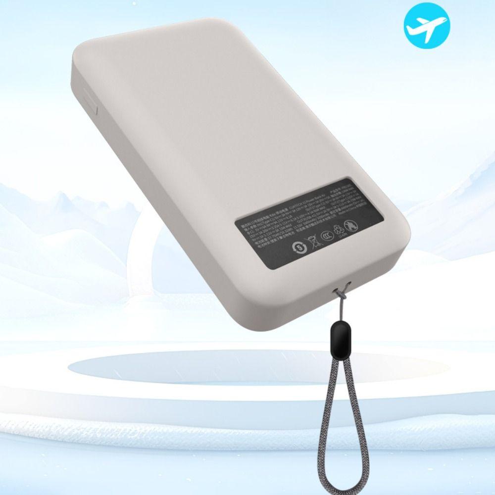 Shockproof Silicone Case Solid Color Dustproof Protective Cover Soft Portable Carrying Case for CUKTECH No.15 AIR 15000mAh 100W