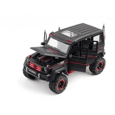 1/24 BENZ G500 4x4 Pneumatico Cerchione Modello Auto Diecasts Metallo Giocattolo Veicoli Fuoristrada Modello Auto Alta Simulazione Suono e Luci Regali per Bambini