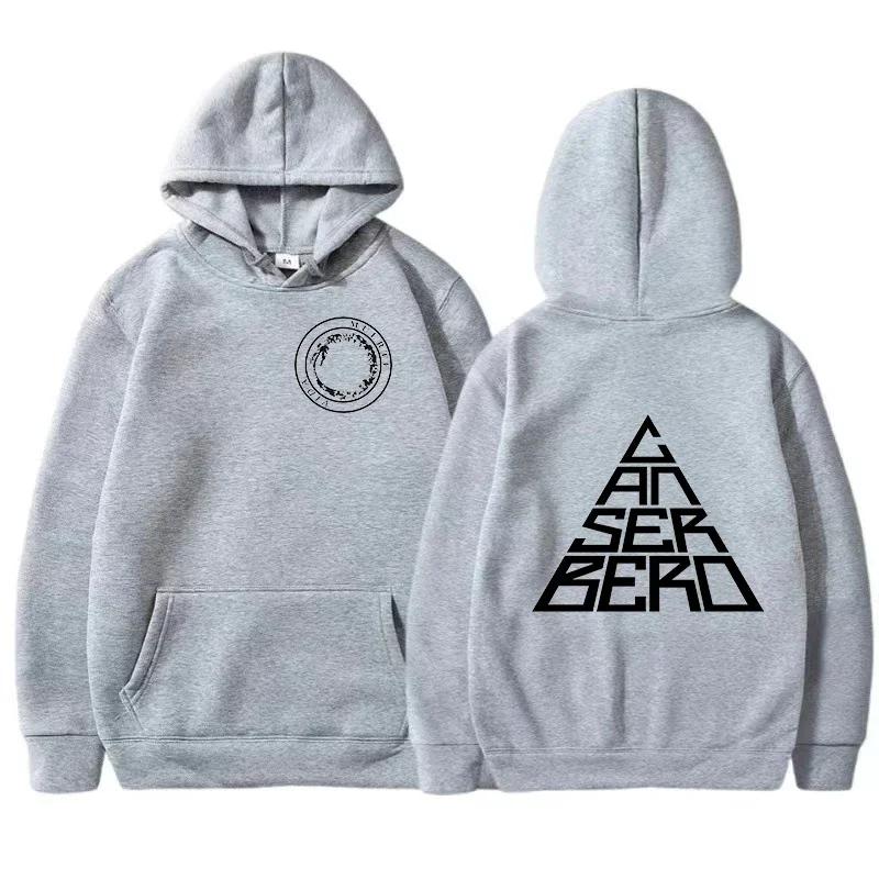 Canserbero Hoodies Men Long Sleeve Hooded Sweatshirts Cool Casual Streetwear Y2K Street Fashion Pullover Fleece Winter Hoodie
