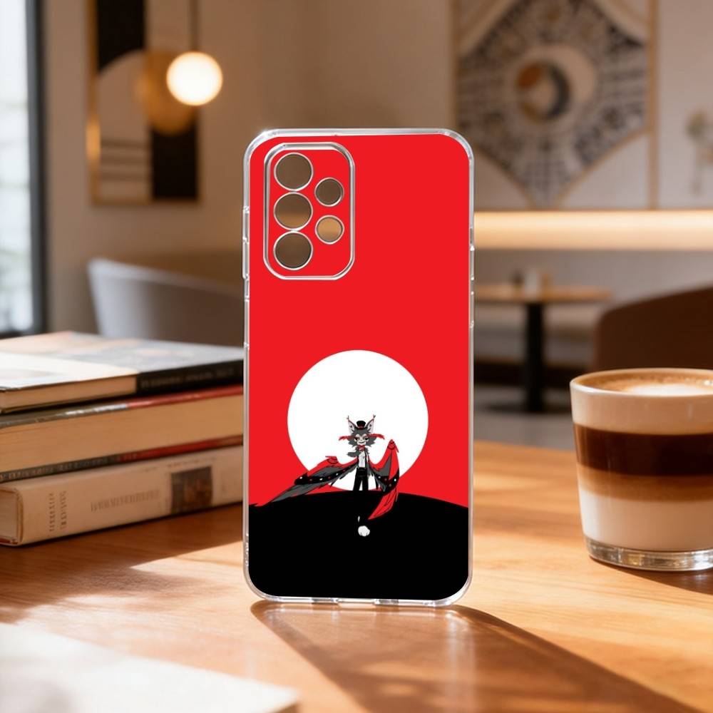 Hazbin Hotel Husk  Phone Case Transparent Silicone Soft For Samsung S25,S24,S21,S22,S23,S30,Ultra,S20,Plus,Fe
