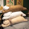 Cute Pet Long Pillow Girl Sleeping Cat Doll Cute Rabbit Plush Toy Doll Leg Doll on Bed