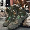 Fashion Boots for Men Camouflage Desert Ankle Boot Outdoor Jungle Training Boot Non Slip Climbing Hiking Boots for Men Motorcycle Boots