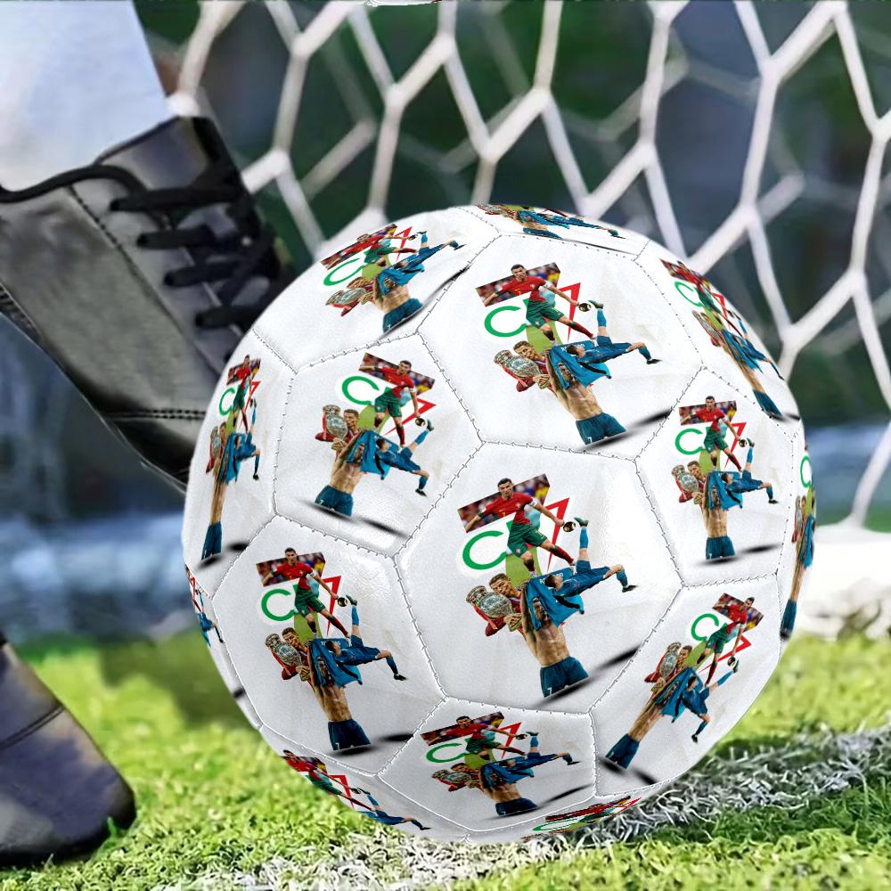 Cristiano Ronaldo5 Taglia 5 Calcio Pallone da Calcio Cucito a Macchina Indoor/Outdoor Allenamento e Partite per Accessori da Calcio
