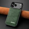 Card Slots Stand Wallet Case For iPhone 17 Pro Max 16 Plus 15 14 13 12 Pro Max 11 16E Air with Metal Buckle Leather Card Holder Back Cover