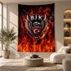 Arazzo Decorativo, Arte da Parete Stampato Beşiktaş FC, Appeso a Parete Leggero per Sfondo Camera da Letto