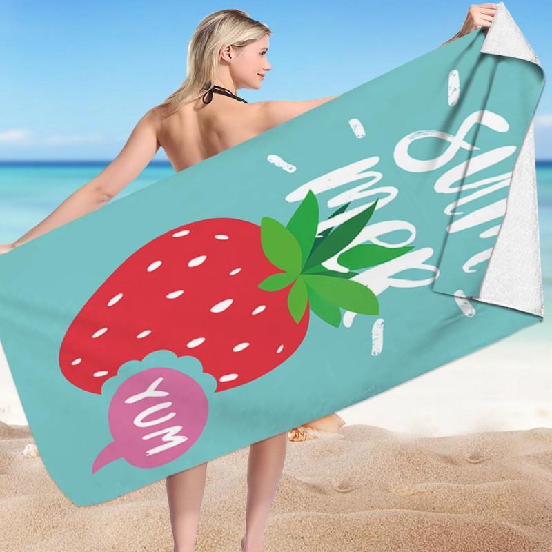 Ręcznik Plażowy Summer Yum 150X70 Cm Kąpielowy Dla Dzieci Na Basen