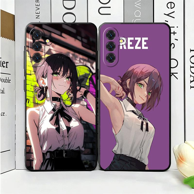 Anime Character R-Reze CSM Soft Phone Case for Samsung A17 A37 A57 A16 A26 A36 A56 A15 A25 A35 A55 A14 A24 A34 A54 A13 A23 A33 A