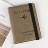 RFID Leather Passport Bag Wallet Multi-function Document Package Portable Travel Ultra-thin Passport Holder