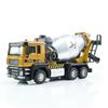 Engineering Vehicle Cement Mixer & Transport Truck Simulation Diecast & Toy Vehicles Sounds & Light Pull Back Car 1:50 Alloy Model