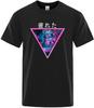 Tired Letters Printed T Shirt for Men Vaporwave Streetwear T Shirts Male Short Sleeve O Neck