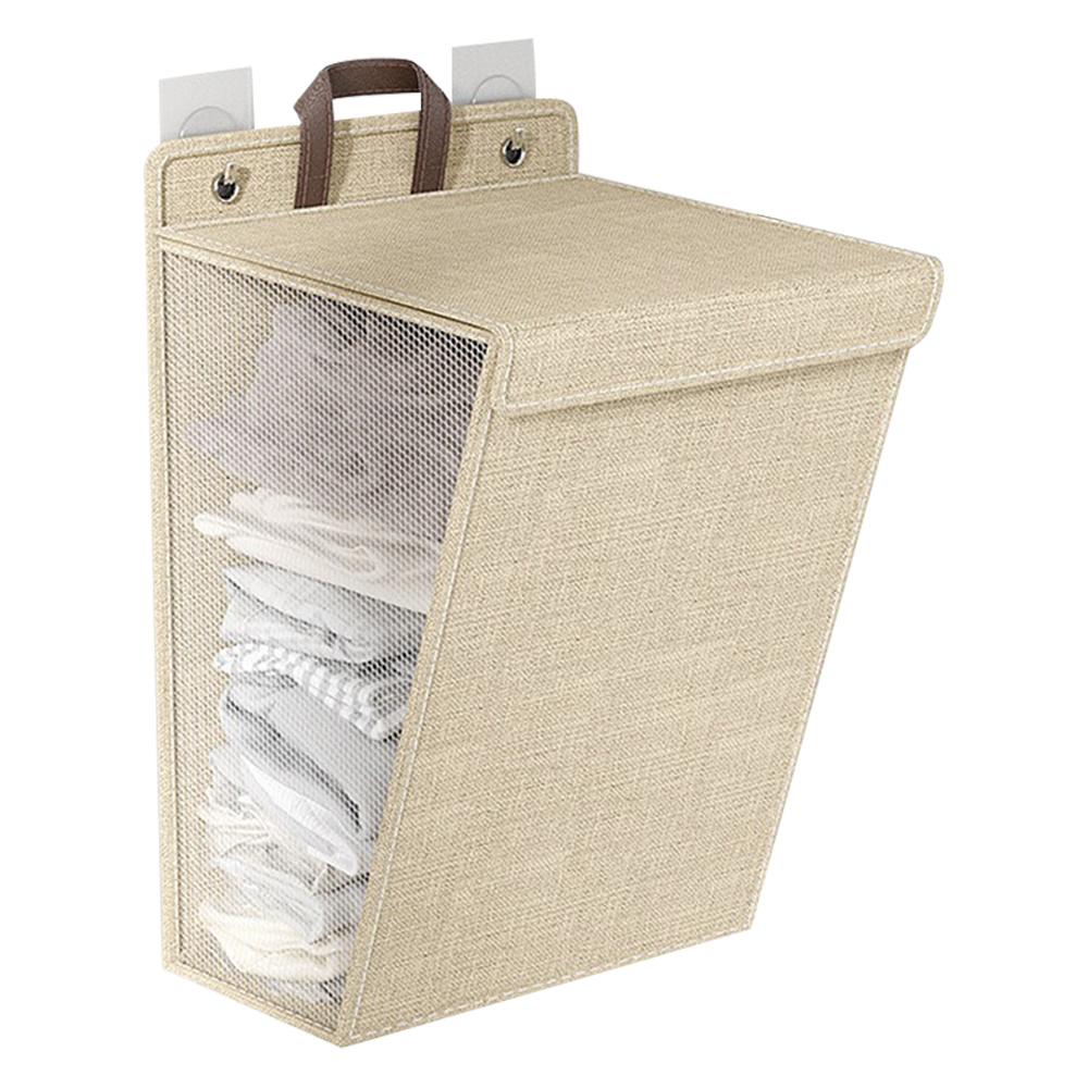 58 X 15 X 41cm Foldable Laundry Bag Large Capacity Hanging Dirty Clothes Basket Multi-Function Storage Organizer