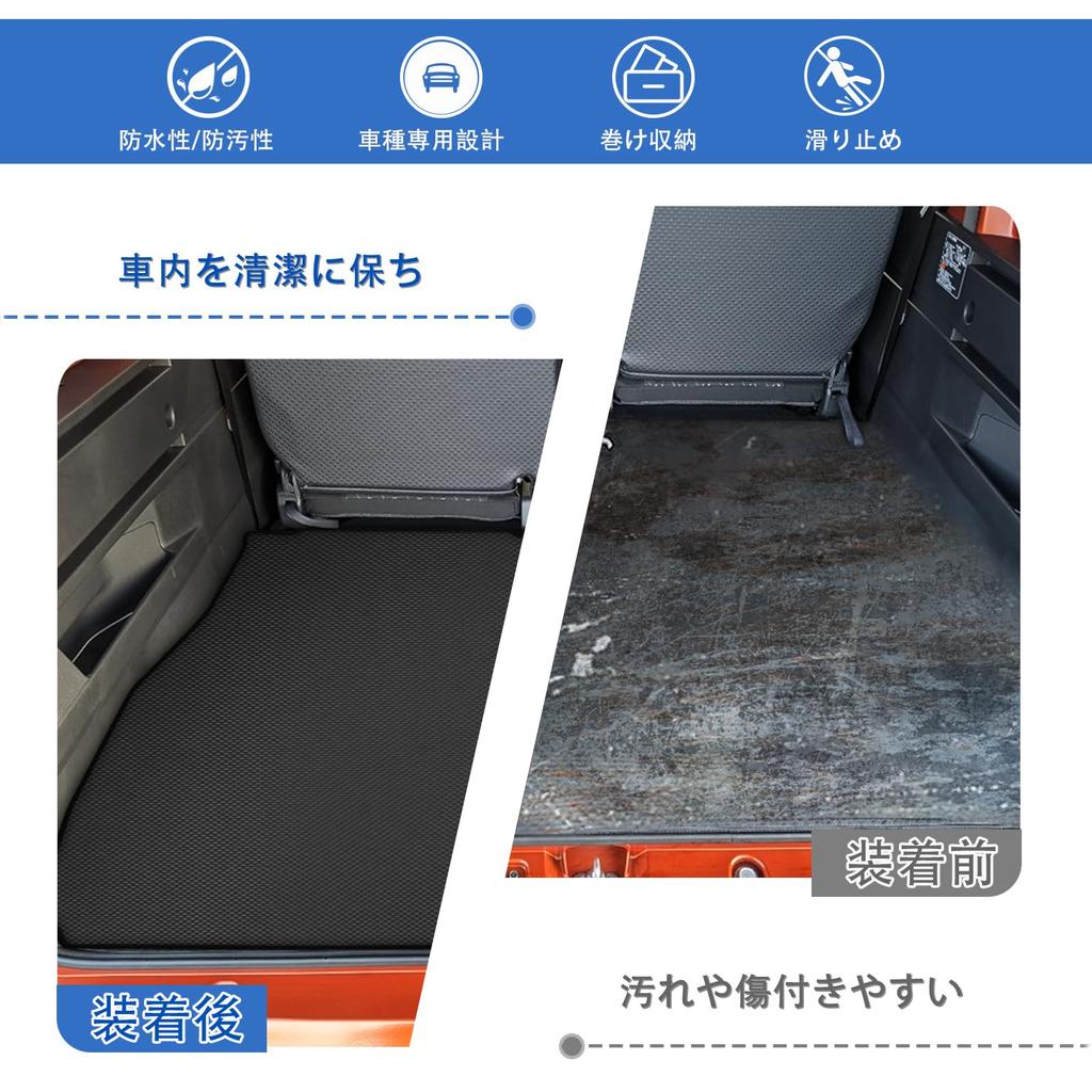 New Daihatsu Atley S700V S710V Vehicle Specific Luggage Mat Atrai 6th Generation S700V S710V