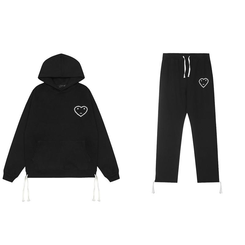Mens Oversized Hoodie Jogger Set With