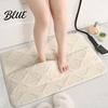 Water-repellent Floor Rug Resistant Thick Doormat Foot Mat Fluffy Absorbent Bathroom Drying Slip Bath Backing