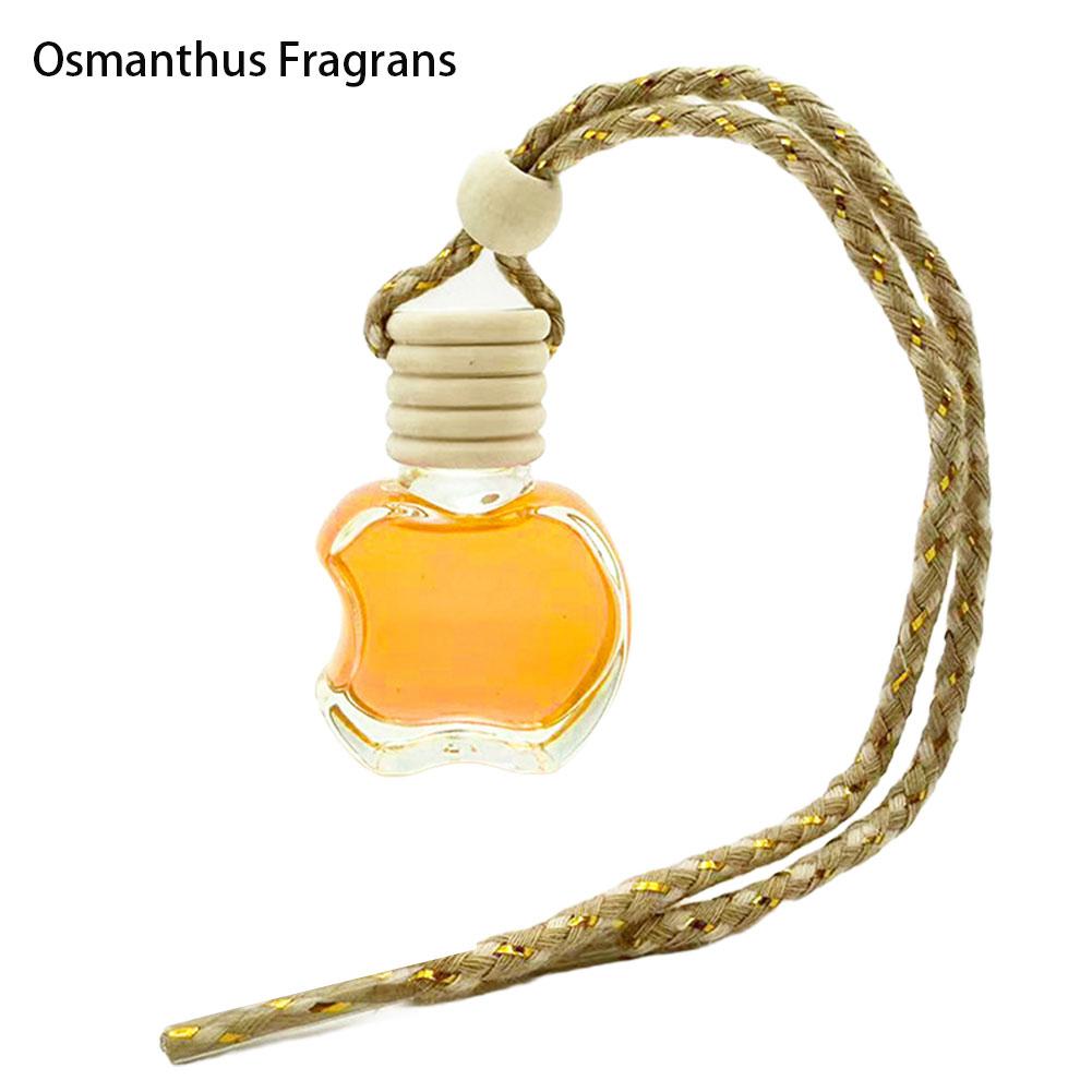 Car Hanging Glass Bottle Air Freshener Empty Bottle Aromatherapy Pendant Diffuser Auto Rearview Mirror Car Air Freshener