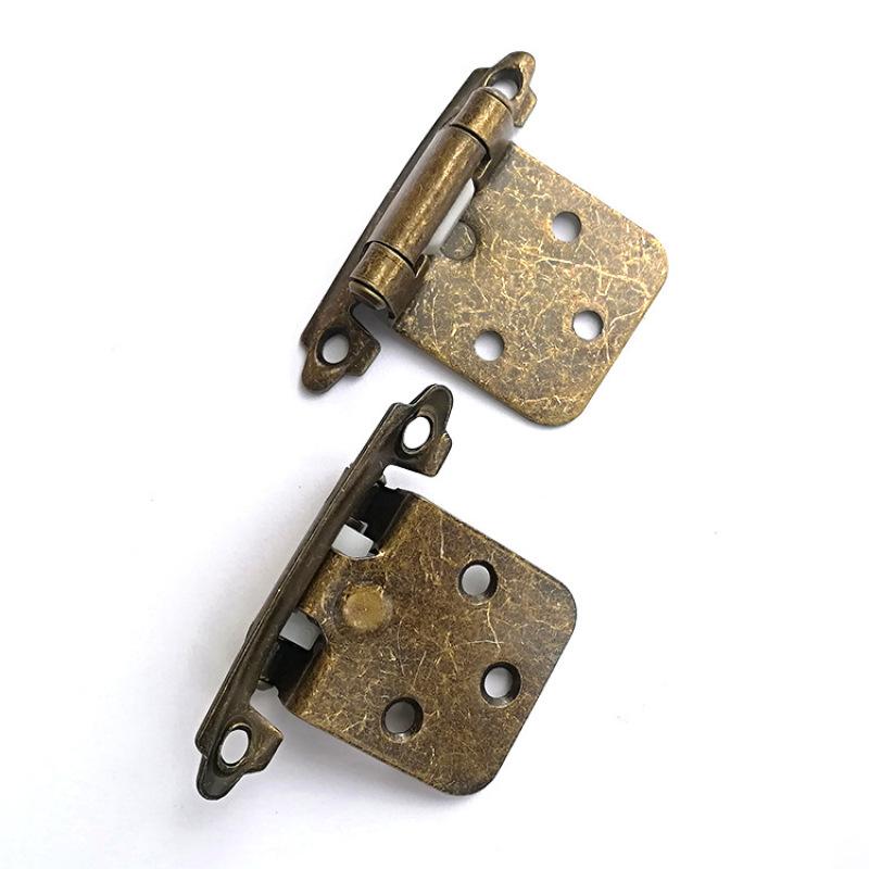 1/2 Inch Lid American Self-closing Hinge Spring Self-closing American Hinge Kitchen Cabinet Hinge Iron Hinge 1.4mm