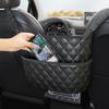 1 Stück Große Kapazität Leder Tasche Auto Mittelplatz Aufbewahrungsnetz Sitzlehne Aufbewahrung Waren Hänge Tasche Auto Stuhl Rücken Zubehör