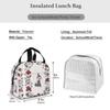 Moomin Little My Lunch Bag with Insulated Clasp Closure and Zipper, Compact and Stylish, Portable, Thermal Lunch Bag, Soft Cooler Bag, ToteEco Bag,