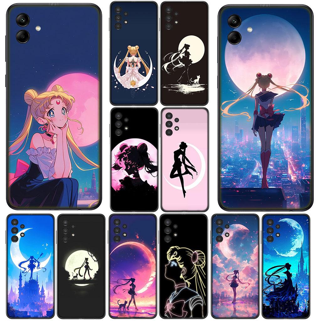 Anime S-Sailors Girl Moons Poster Phone Cover for Samsung Galaxy S25 S24 S23 Fe Ultra Plus S7 Edge A05 A06 A16 A55 A15 A35 Case