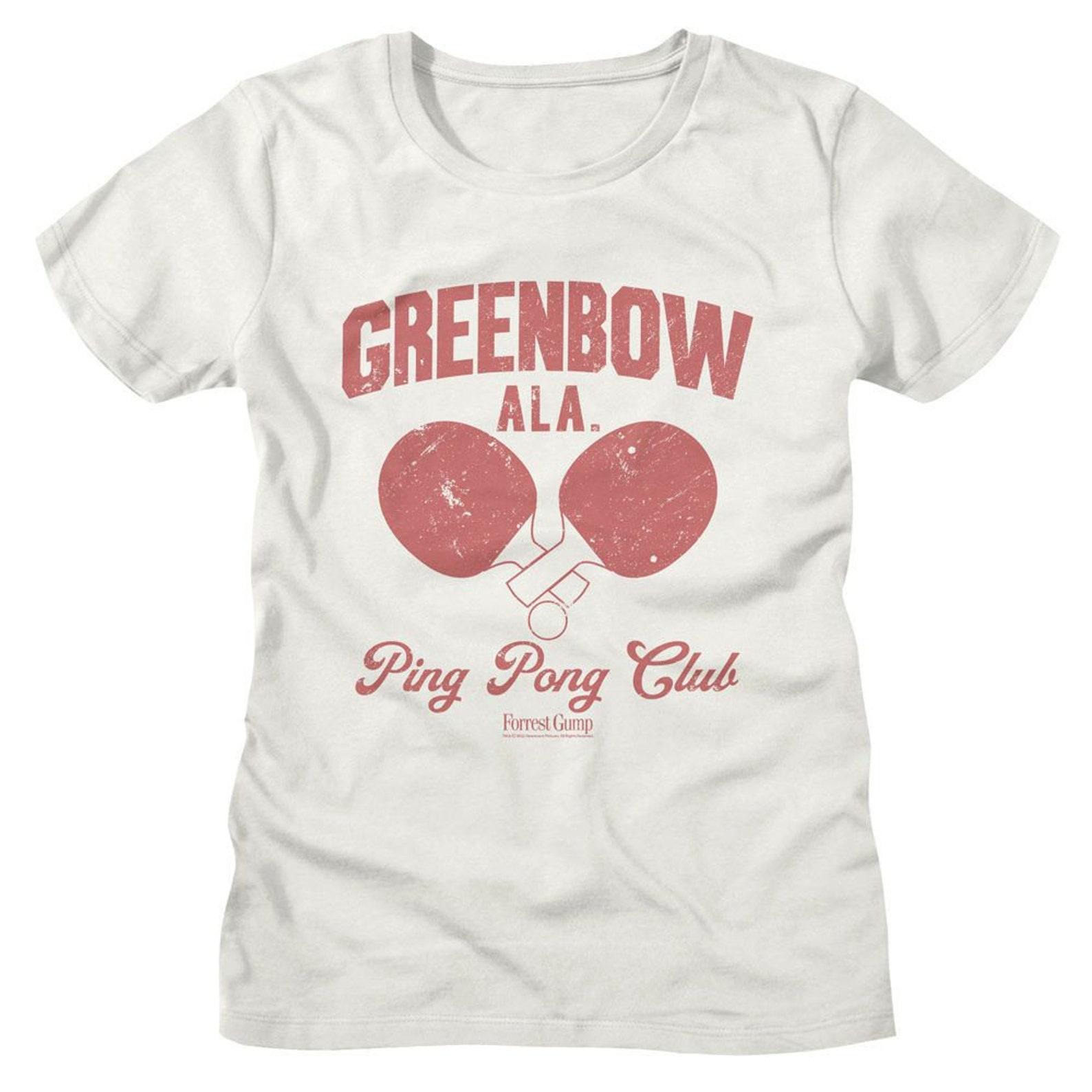 Forrest Gump Greenbow Ping Pong Vintage White Women s T-Shirt 3XL