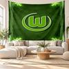 VfL Wolfsburg FC Wall Tapestry, Soft Fabric Wall Hanging, Decorative Backdrop For Bedroom Home Wall Art