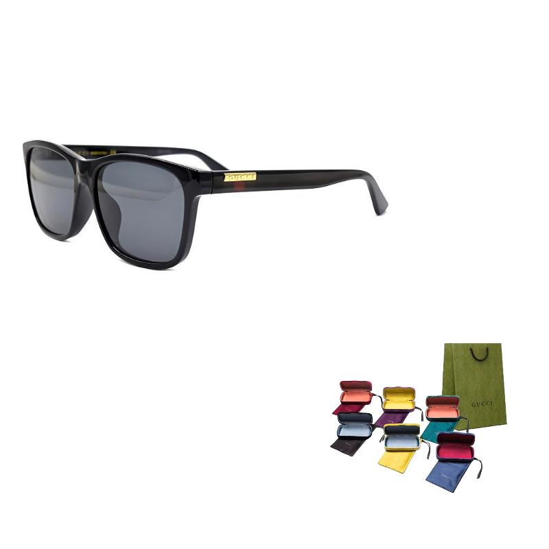 

GUCCI Vintage Logo Plaque Acetate Frame Round Sunglasses Men s Black F чёрный