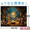 2D Star of Bethlehem Nativity Banner Religious Christmas Church Supplies