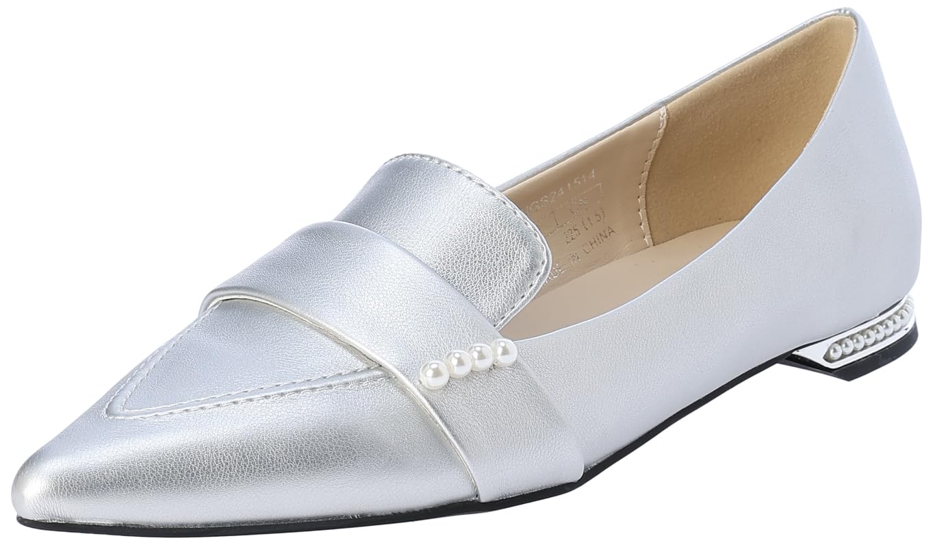 

остроносые лоферы [Selford] с отделкой жемчугом