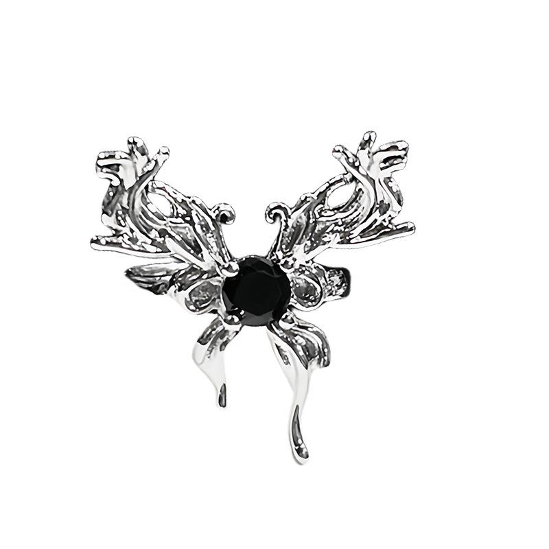 Nische Design Sense Dark Series Offener Ring Kalter Wind Mode Persönlichkeit High Sense Ring Frau