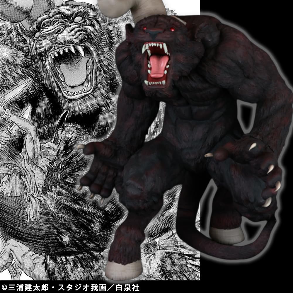 CJ Cyclone Joe Character Figure: Berserk Immortal Zodd Apostle Form, One-Horned Ver. RED, Soft Vinyl, Approximately 300mm Tall, Pre-painted