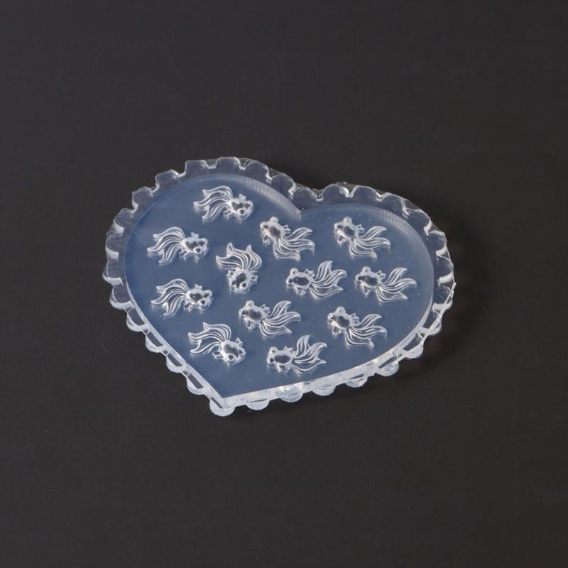 Resin Nail Art Decorations Mold Flower Silicone Mold Pendant Jewelry Making Tools Nail Art Carving Mold Earring Mold