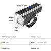 Rechargeable Bicycle Headlight LED Flashlight 5 Lighting Modes Type-C Charge Waterproof Bike Light with Battery Indicator Mount