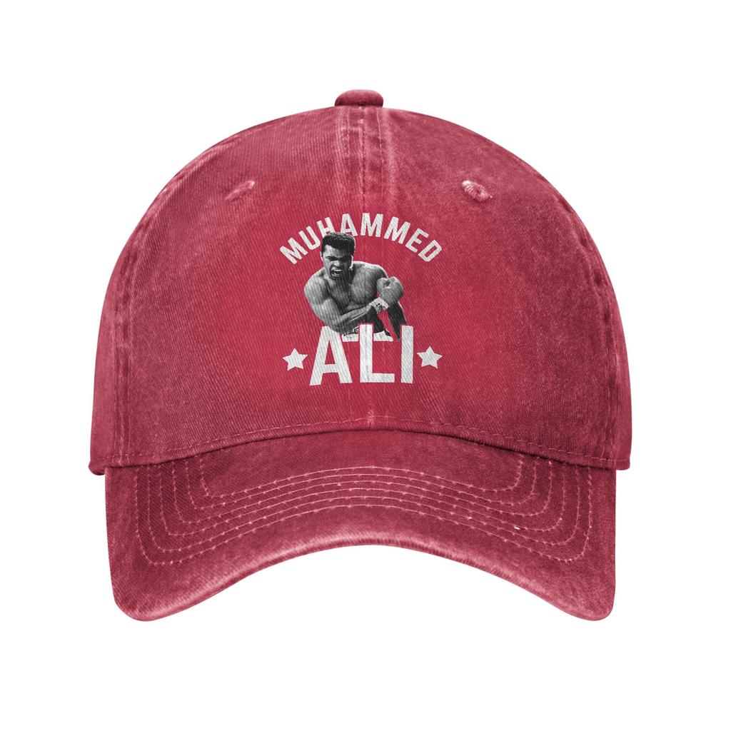 Gewaschene Baseballkappe Muhammad-Ali Sommer Hip Hop Hüte Für Paar Damen y2k Lustige Outdoor Fitnessstudio Sonne Snapback Kappe