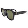 Gucci Basic Collection Understated Minimalist Holiday Travel Sunglasses Men's Black/Dark Green