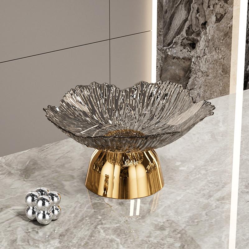 1PC Convenient Tea Break Occasions Lightweight Reusable Petal Shaped Family Plastic Daily Storage Fruit Plate Elegant Detachable