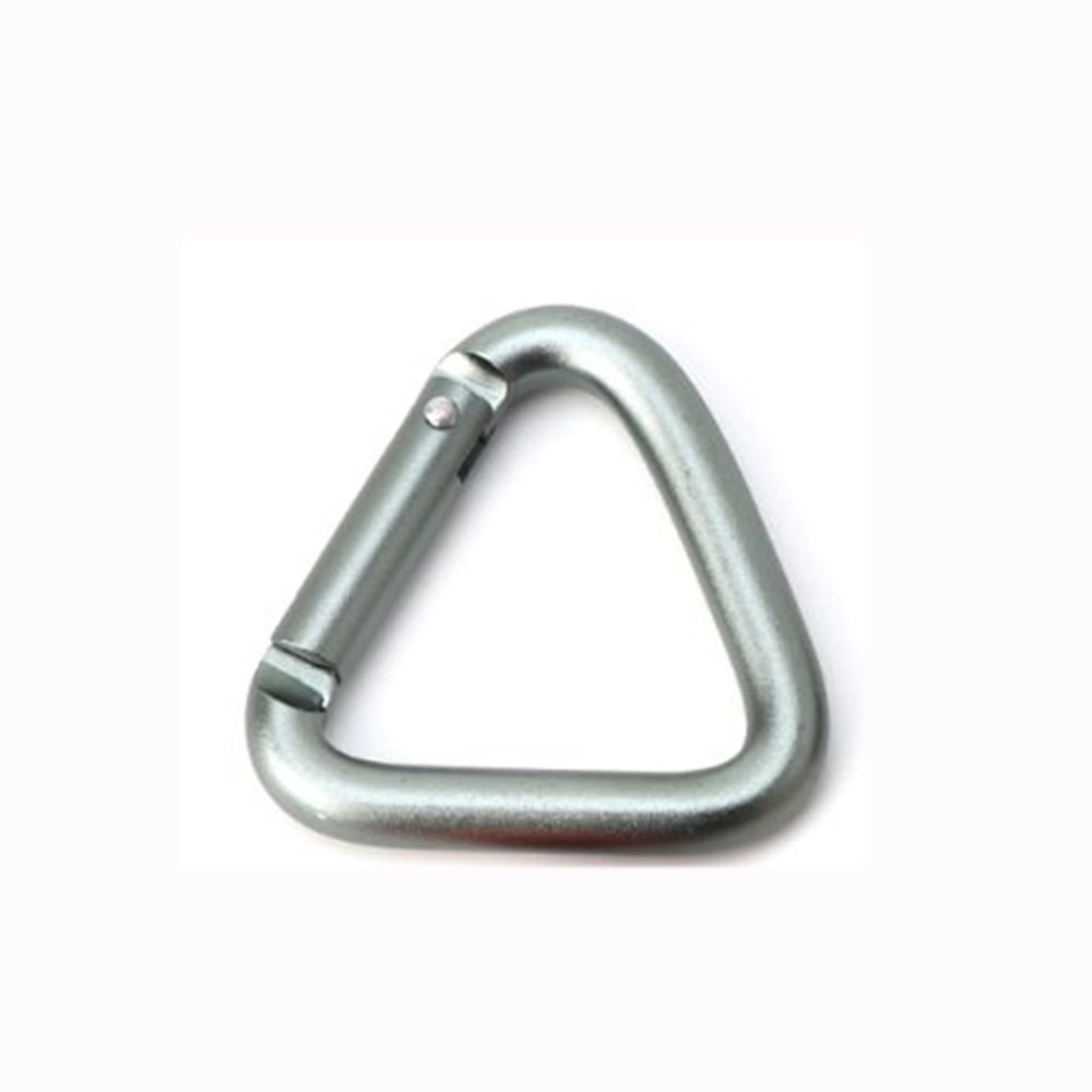 

Snap Hiking Metal Accessories Aluminum Zinc Zinc Alloy Triangle Keychain Carabiner Hook Buckle серебряный