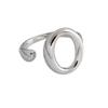 Chic Korean Style 925 Silver Adjustable Ring For Women Unique Accessory Fashionable