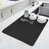 1PC Super Antiskid Kitchen Absorbent Draining Mat Super Absorbent Draining Coffee Dish Drying Mat Quick Dry Tableware Mats