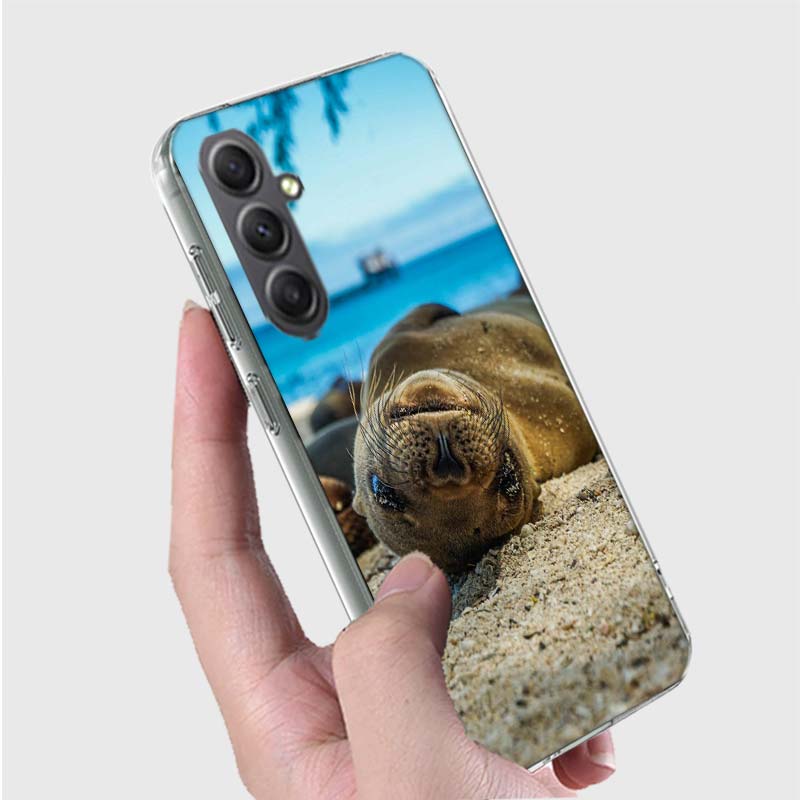 Seal Alert Phone Case for Samsung A16 A26 A36 A56 A17 A37 A57 A07 A06 A02S A03 A04S A05S Galaxy Note 20 10 A50S A71 A51 A31 A30
