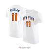 Urban Basketball Tee White Crew Neck Splash Dualtone Letter Digit Print Front Rear Font Decor 2026 Adult Kid Fan Sports Shirt
