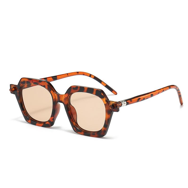 Pc Frame Polygon Vintage Sunglasses Women Men Square Sun Glasses Retro Eye Glasses Goggle for Male Female Rectangle Sunglasses